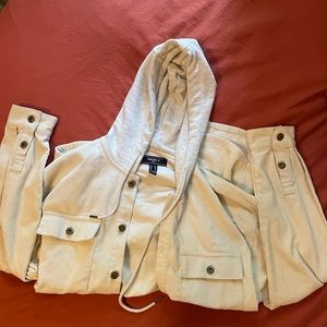 Forever 21 Corduroy Hoodie Jacket